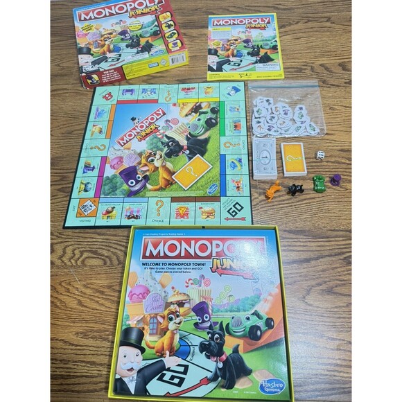 Monopoly Junior Board Game My First Monopoly Game Ages 5+ Hasbro 2017 - Picture 6 of 11